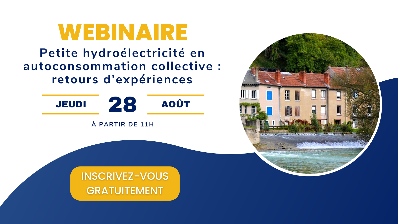 Webinaire petite hydroélectricité en autoconsommation collective