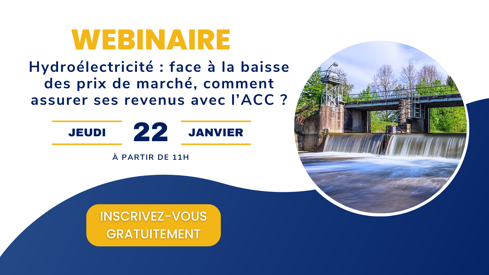 Webinaire Hydroélectricité : face à la baisse des prix de marché, comment assurer ses revenus avec l'autoconsommation collective ?