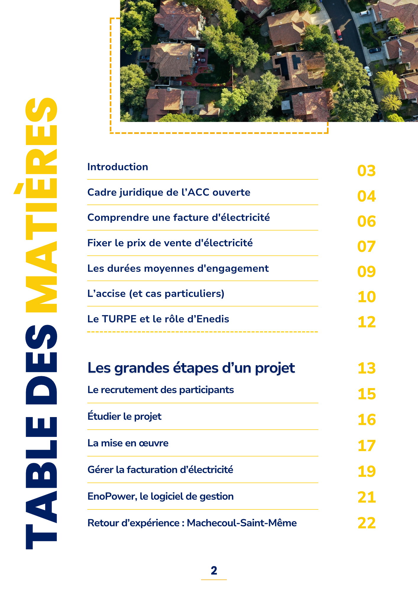 table des matieres guide vente electricite autoconsommation collective